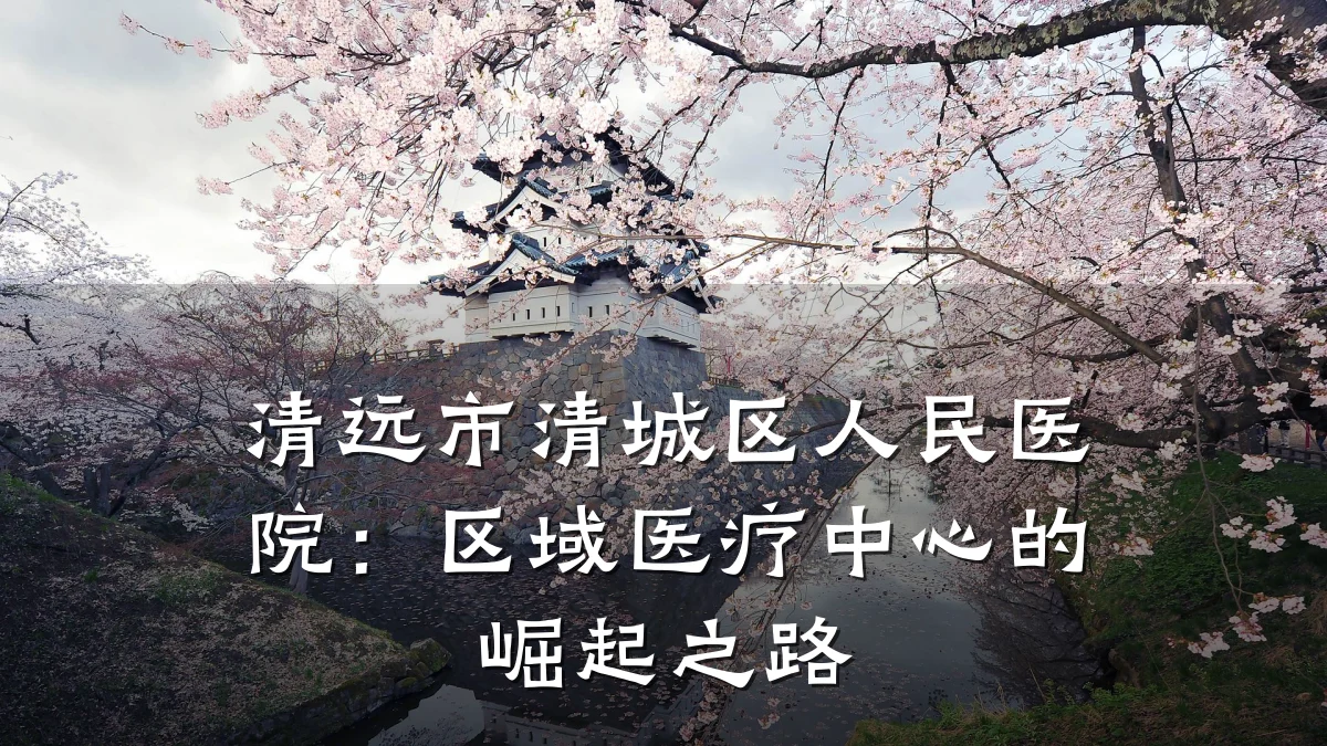 清远市清城区人民医院:区域医疗中心的崛起之路
