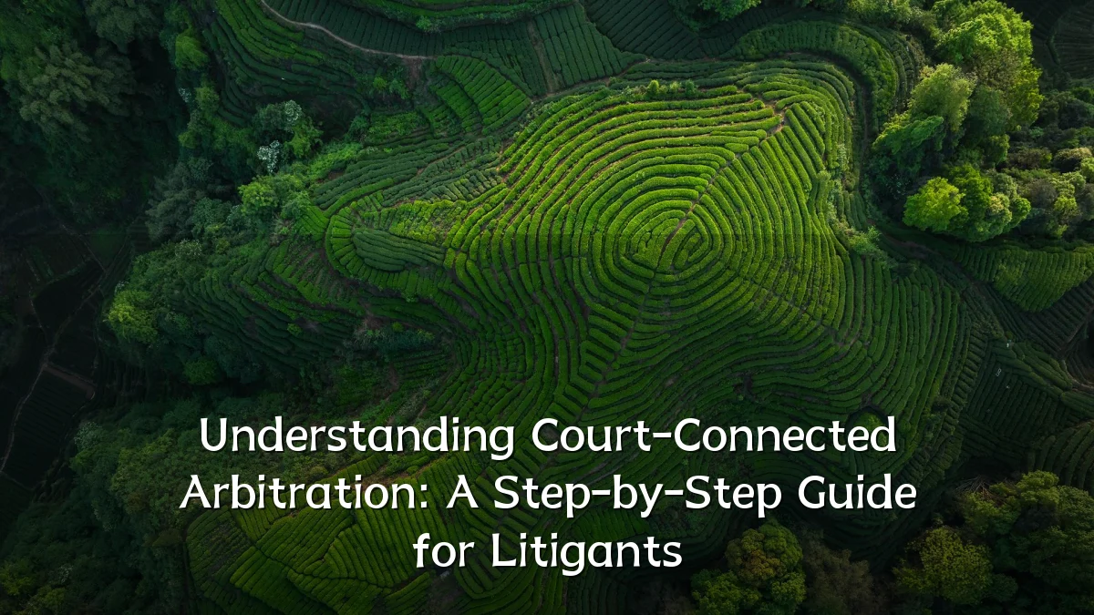 Understanding Court-Connected Arbitration: A Step-by-Step Guide for Litigants