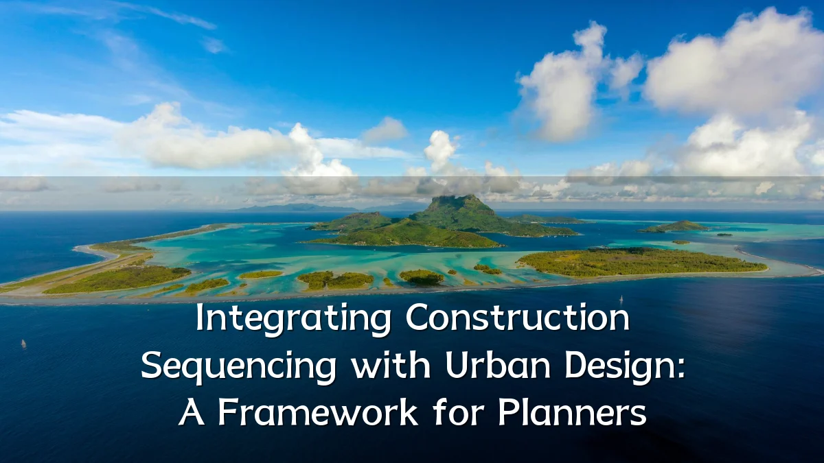 Integrating Construction Sequencing with Urban Design: A Framework for Planners