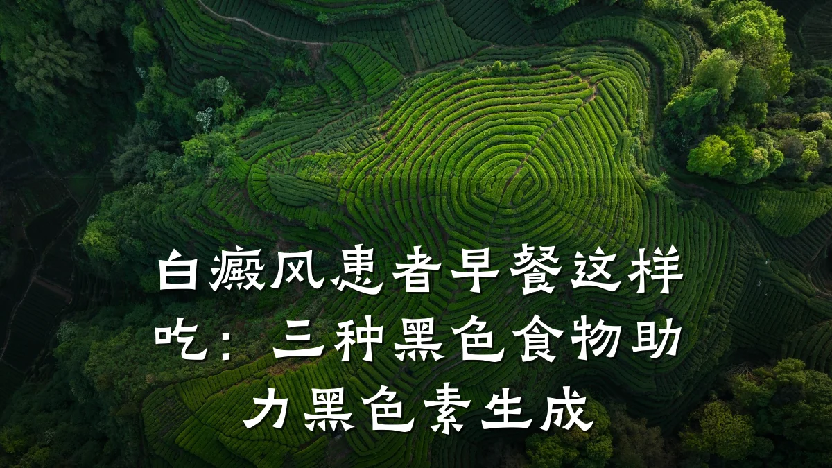 白癜风患者早餐这样吃:三种黑色食物助力黑色素生成