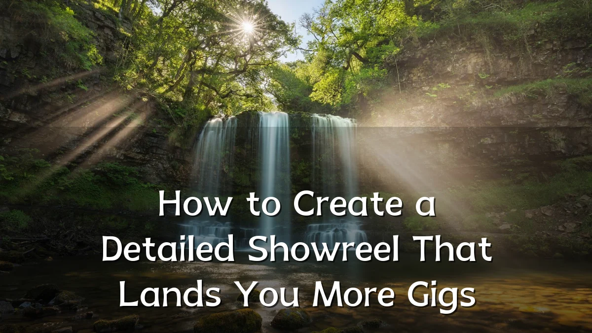 How to Create a Detailed Showreel That Lands You More Gigs
