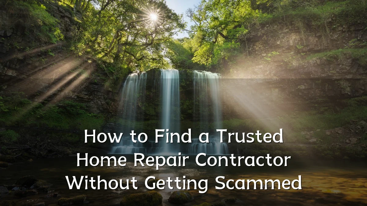 How to Find a Trusted Home Repair Contractor Without Getting Scammed