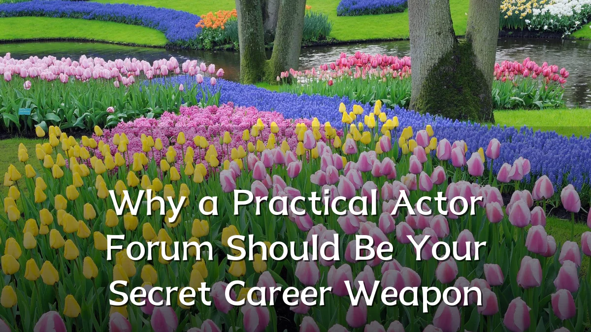 Why a Practical Actor Forum Should Be Your Secret Career Weapon