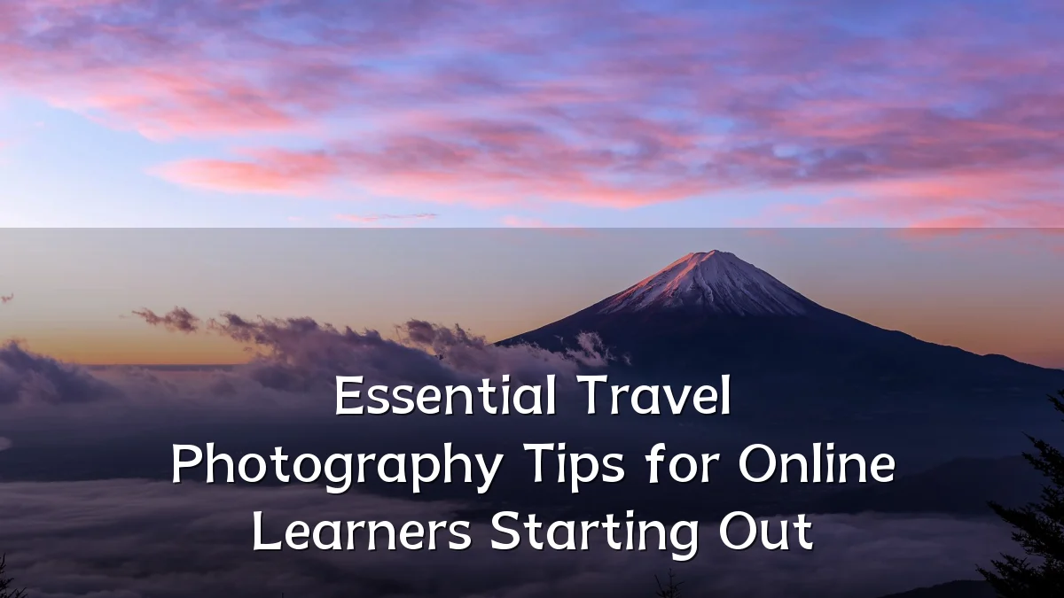 Essential Travel Photography Tips for Online Learners Starting Out