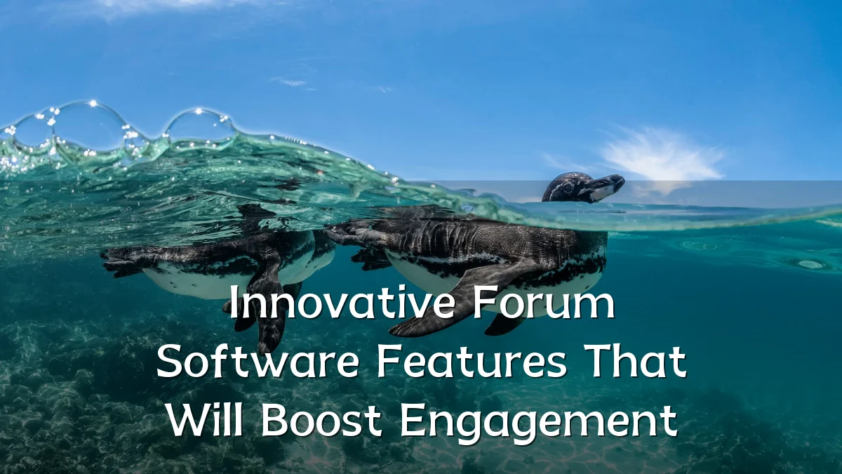 Innovative Forum Software Features That Will Boost Engagement