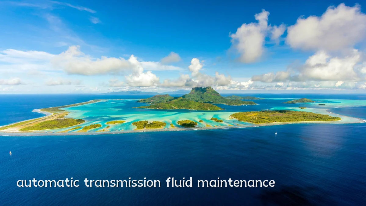 automatic transmission fluid maintenance
