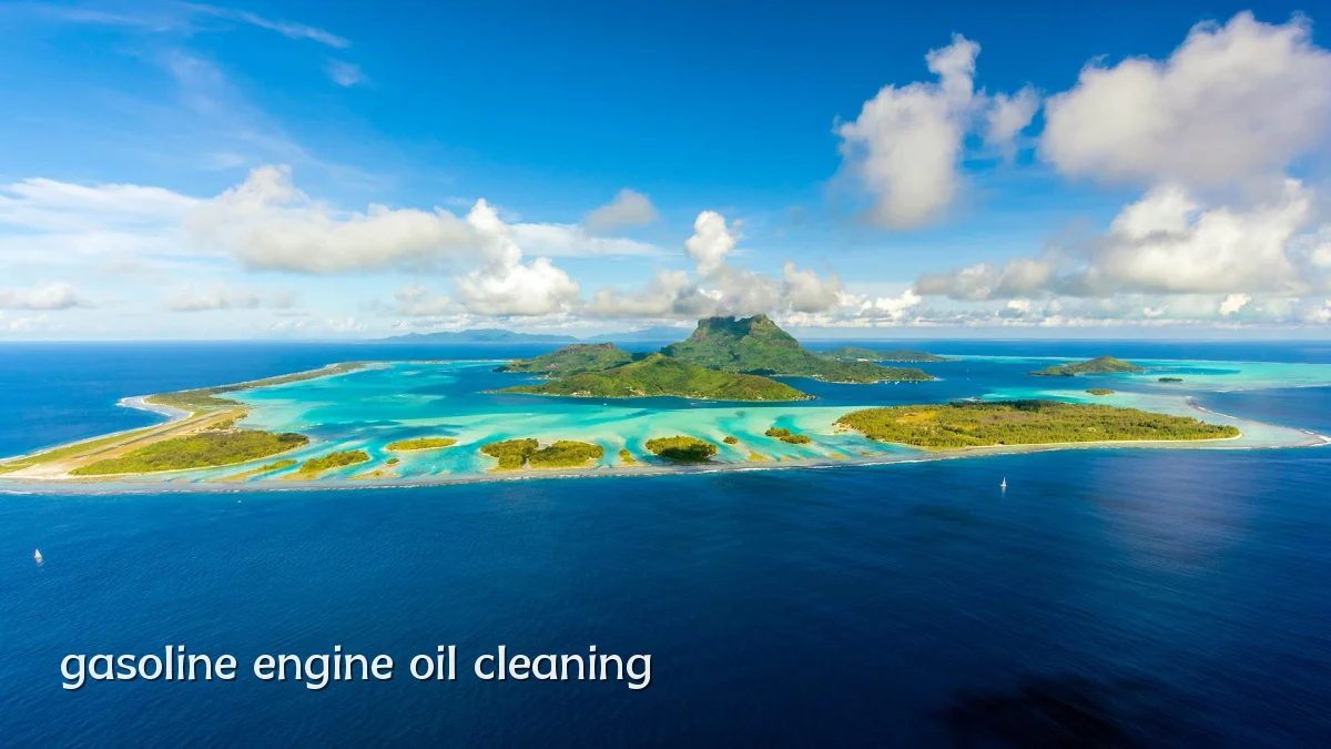 gasoline engine oil cleaning