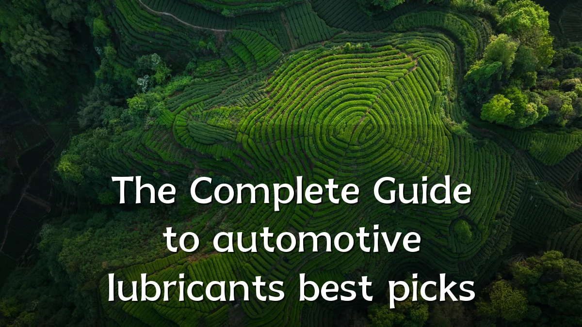 The Complete Guide to automotive lubricants best picks