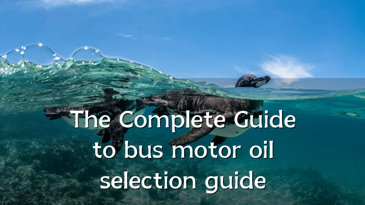 The Complete Guide to bus motor oil selection guide