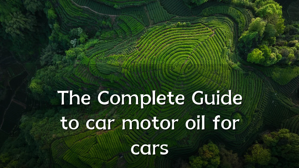 The Complete Guide to car motor oil for cars