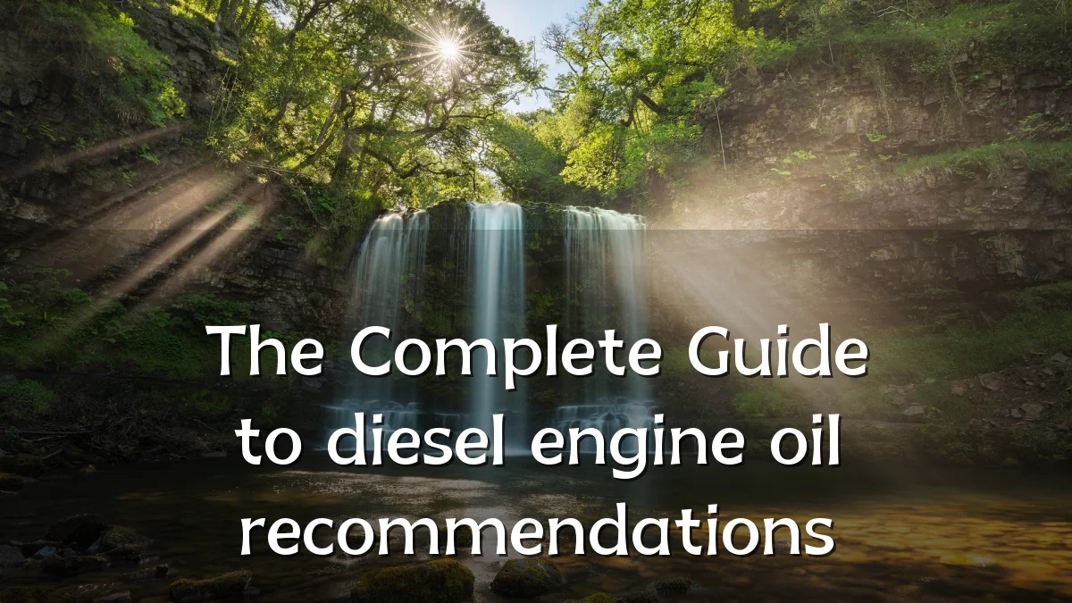 The Complete Guide to diesel engine oil recommendations
