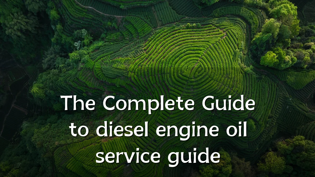 The Complete Guide to diesel engine oil service guide