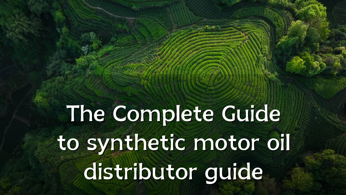 The Complete Guide to synthetic motor oil distributor guide