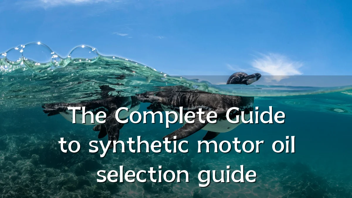 The Complete Guide to synthetic motor oil selection guide