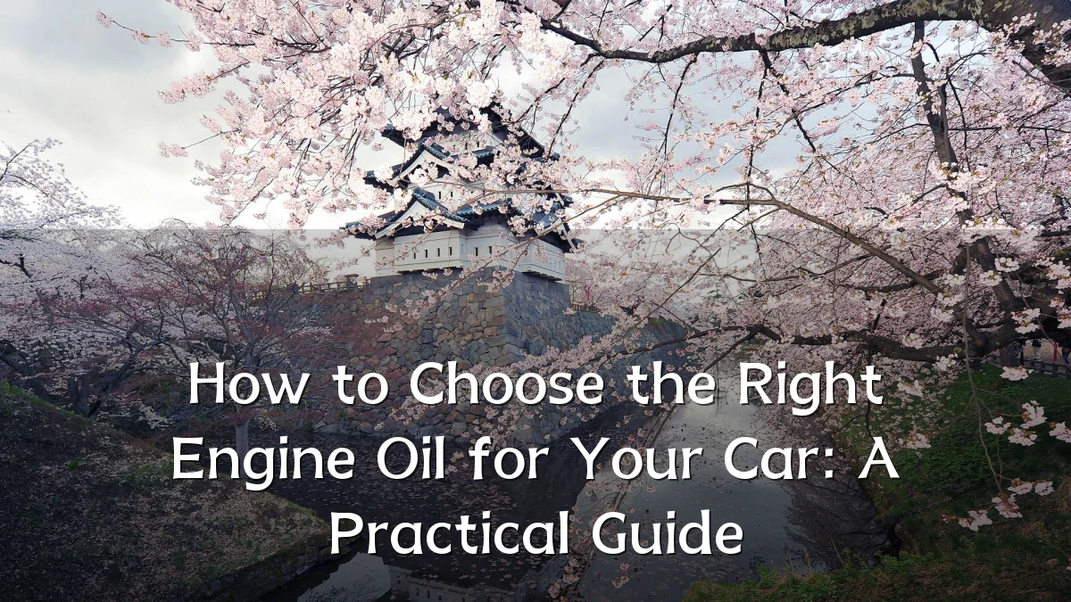 How to Choose the Right Engine Oil for Your Car: A Practical Guide