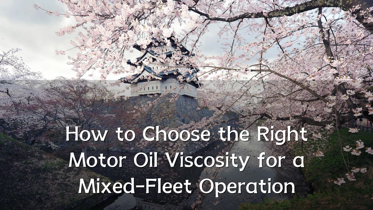 How to Choose the Right Motor Oil Viscosity for a Mixed-Fleet Operation
