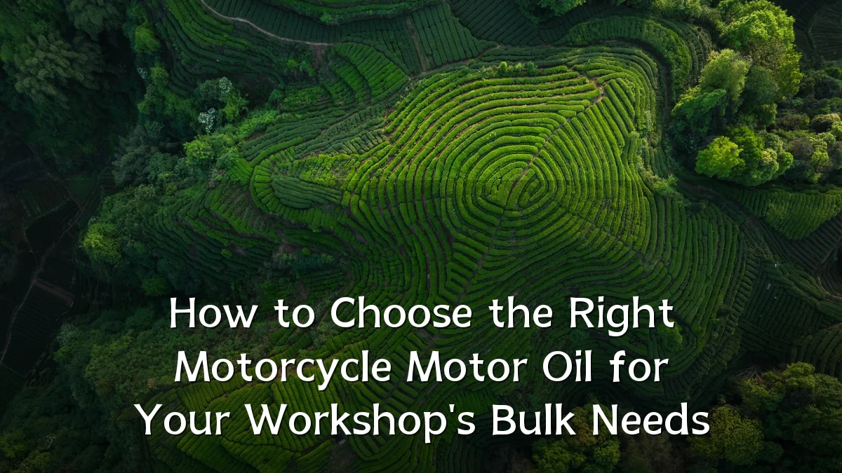 How to Choose the Right Motorcycle Motor Oil for Your Workshop's Bulk Needs
