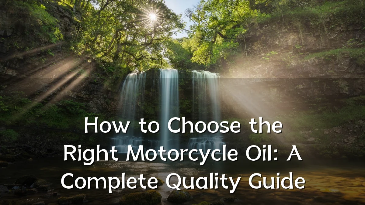 How to Choose the Right Motorcycle Oil: A Complete Quality Guide