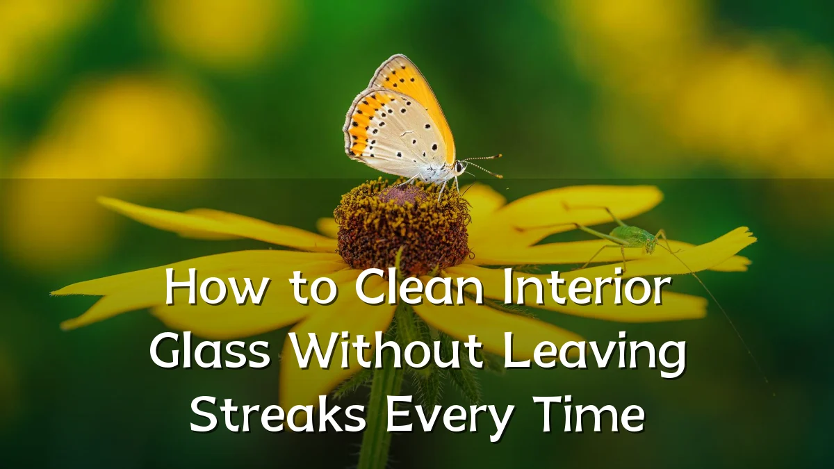How to Clean Interior Glass Without Leaving Streaks Every Time