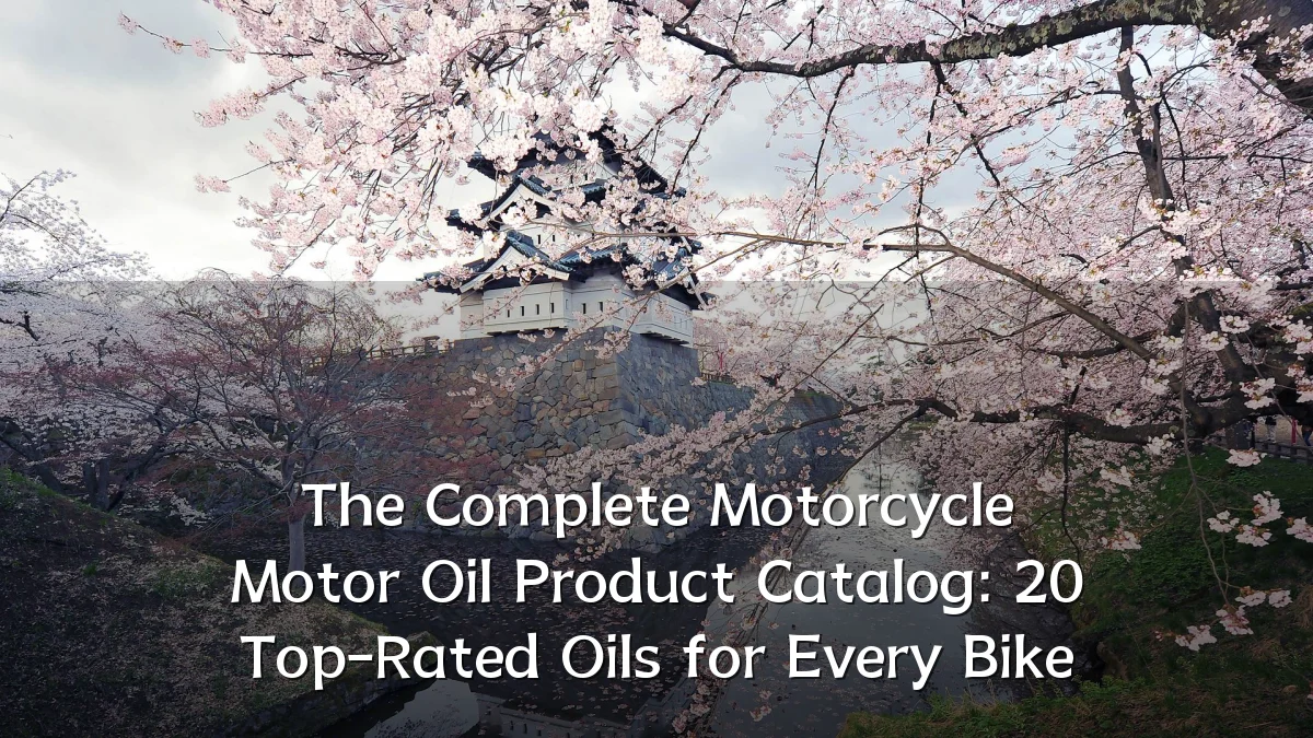 The Complete Motorcycle Motor Oil Product Catalog: 20 Top-Rated Oils for Every Bike