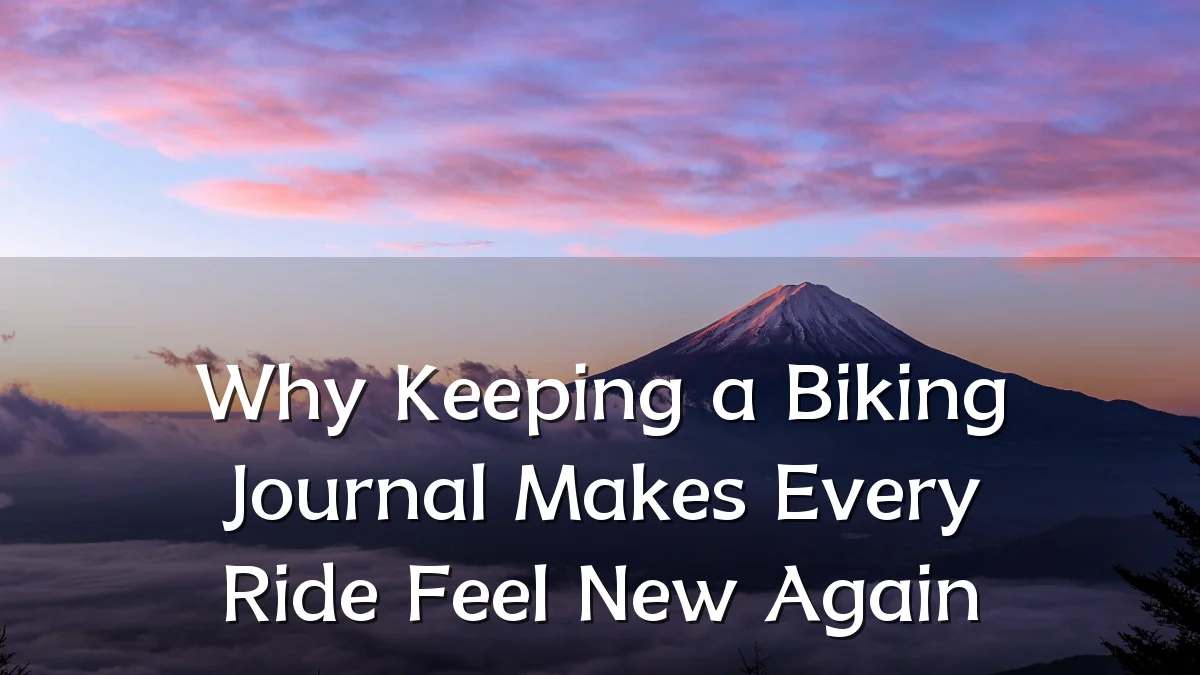 Why Keeping a Biking Journal Makes Every Ride Feel New Again