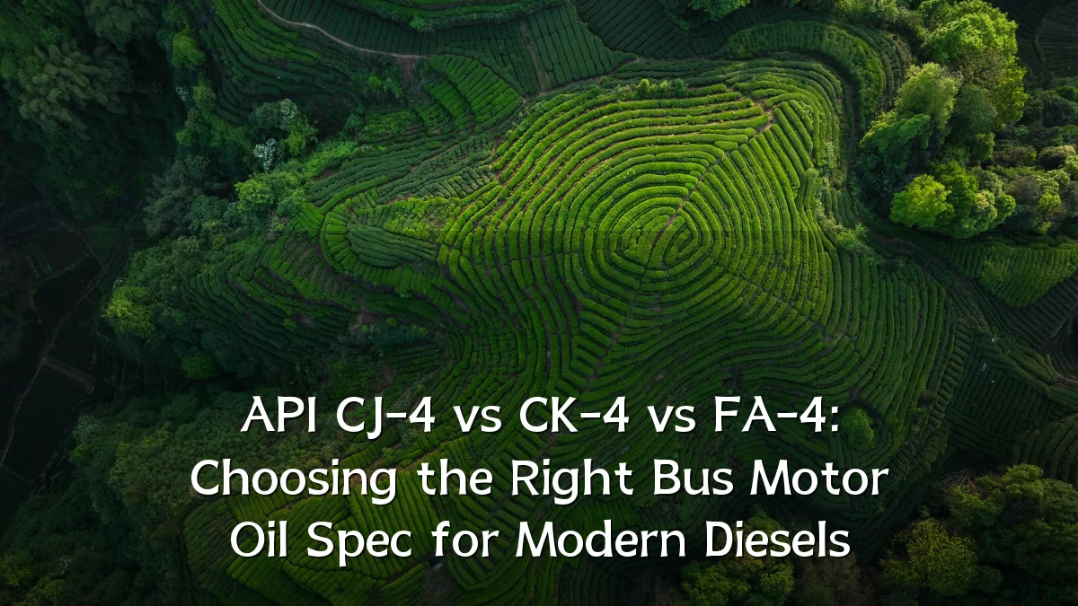 API CJ-4 vs CK-4 vs FA-4: Choosing the Right Bus Motor Oil Spec for Modern Diesels
