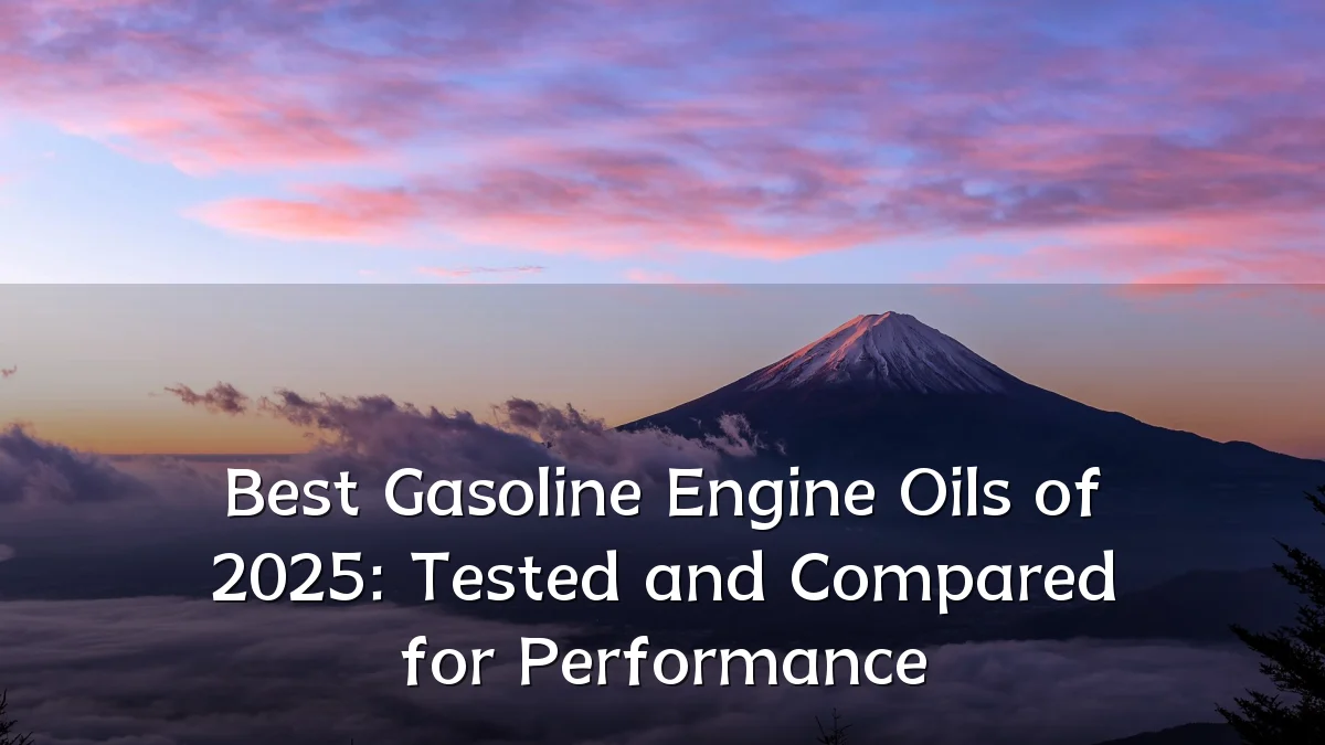 Best Gasoline Engine Oils of 2025: Tested and Compared for Performance