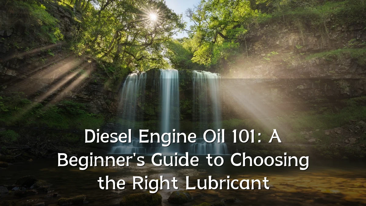 Diesel Engine Oil 101: A Beginner's Guide to Choosing the Right Lubricant