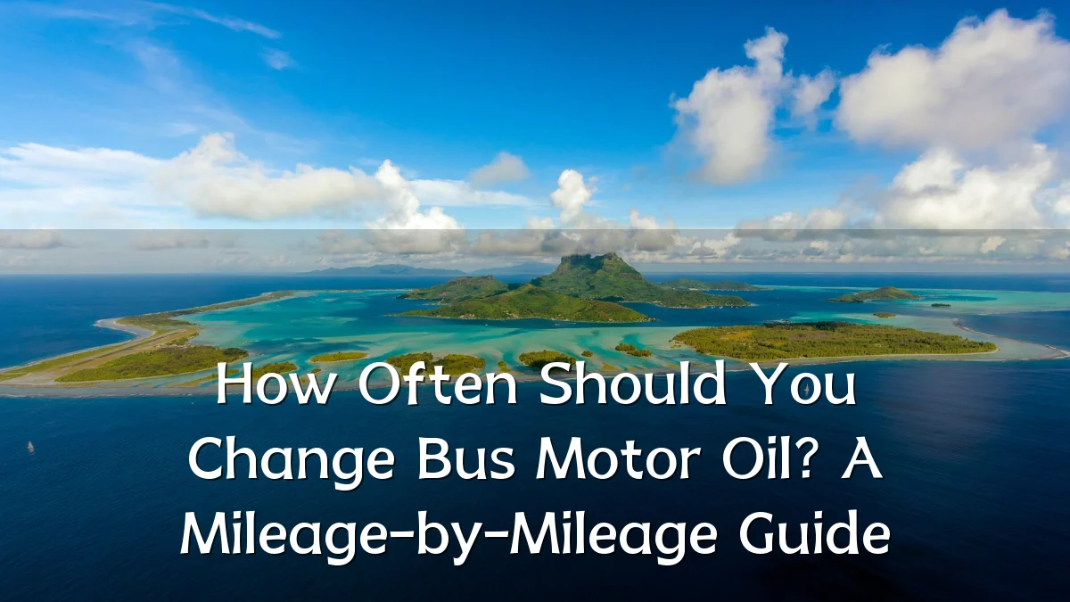 How Often Should You Change Bus Motor Oil? A Mileage-by-Mileage Guide