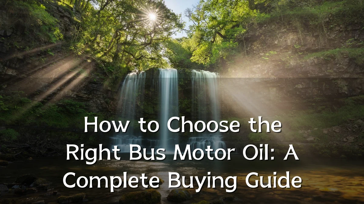 How to Choose the Right Bus Motor Oil: A Complete Buying Guide