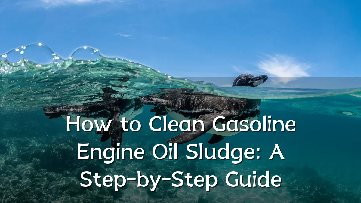 How to Clean Gasoline Engine Oil Sludge: A Step-by-Step Guide