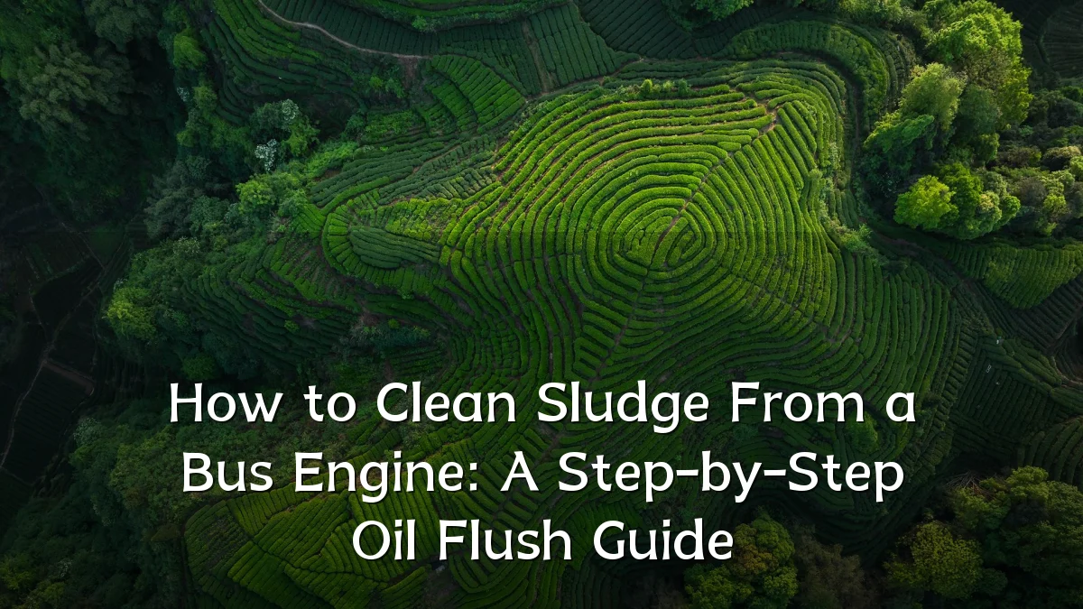 How to Clean Sludge From a Bus Engine: A Step-by-Step Oil Flush Guide