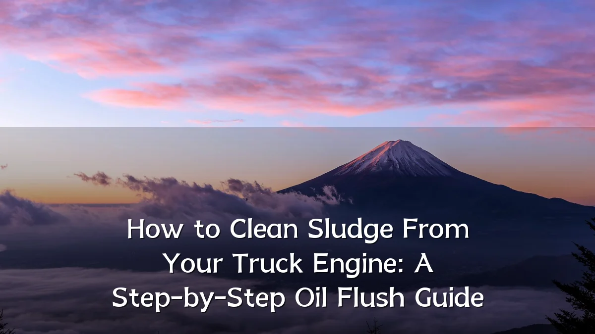 How to Clean Sludge From Your Truck Engine: A Step-by-Step Oil Flush Guide