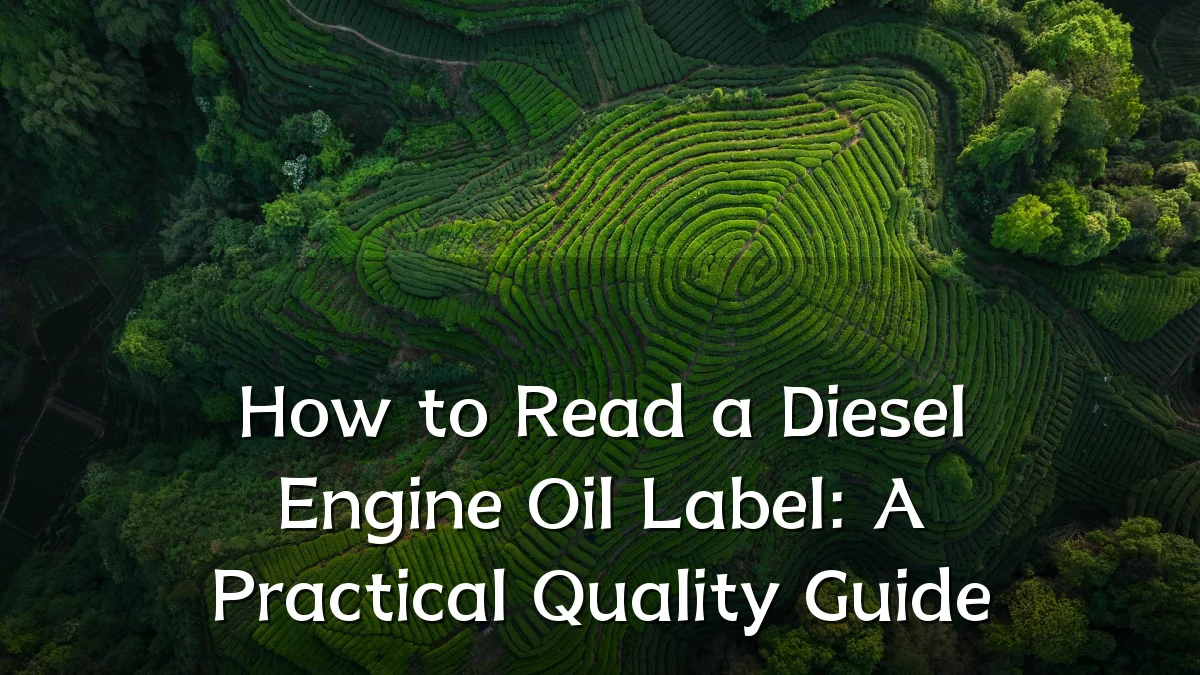 How to Read a Diesel Engine Oil Label: A Practical Quality Guide