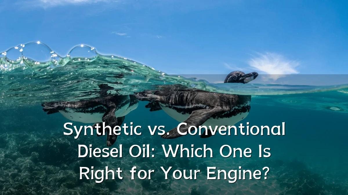 Synthetic vs. Conventional Diesel Oil: Which One Is Right for Your Engine?